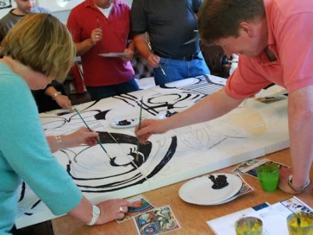 Teachers on INSET courses