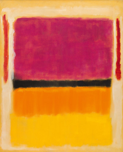 abstract expressionism red yellow painting Marc Rothko