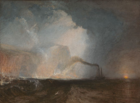 Fingal's Cave painted by JMW Turner