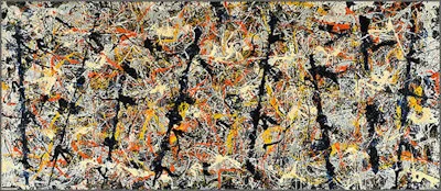 Jackson Pollock large drip painting jackson Pollock