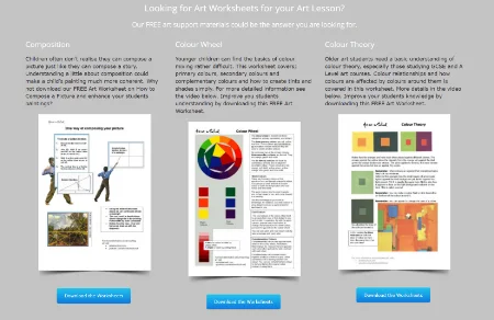 Teaching Art in School - Free worksheets