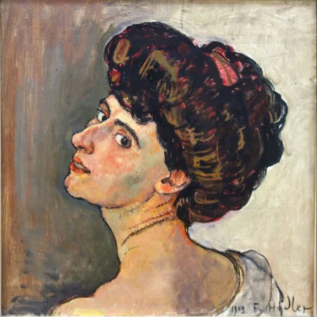 Ferdinand Hodler painting of Valentine Godé-Darel
