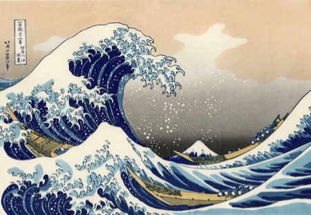 The Great Wave - Hokusai