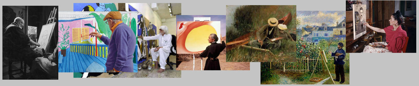 famous artists painting pictures