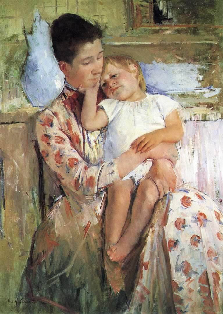 Emmie and her Child by Mary Cassatt 1889