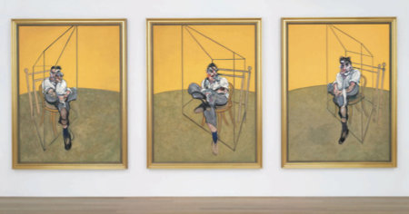 Francis Bacon Three studies of Lucien Freud
