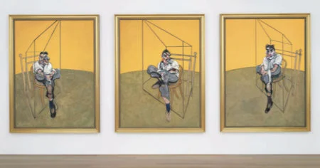 Francis Bacon Three studies of Lucien Freud Francis Bacon Three studies of Lucien Freud