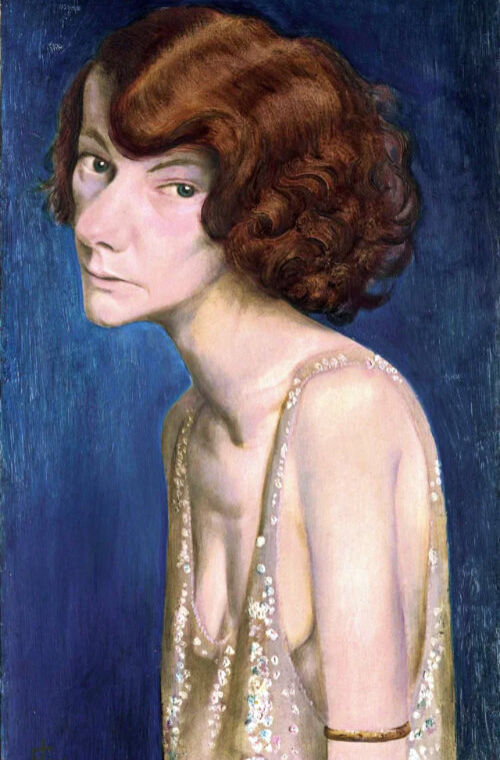 Otto Dix -1931woman with red hair